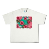 Pistachio easter spring leopard serape background Urban Heavy Tee - Artiststas