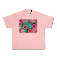 Salmon easter spring leopard serape background Urban Heavy Tee - Artiststas