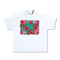 White easter spring leopard serape background Urban Heavy Tee - Artiststas