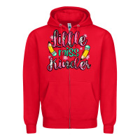 Red little miss kindergarten Zipper Hoodie - Zillion Design Studio