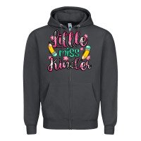 Smoke little miss kindergarten Zipper Hoodie - Zillion Design Studio