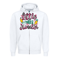White little miss kindergarten Zipper Hoodie - Zillion Design Studio