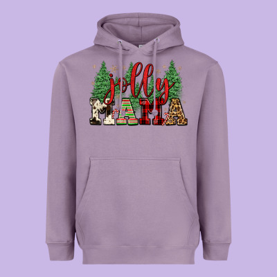 Jolly Mama Heavyweight Hoodie Designed By Fadigitalartstudio