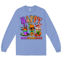 Colony Blue Happy Hallothanksmas coffee cups Long Sleeve Tee - RanaPortraitStore