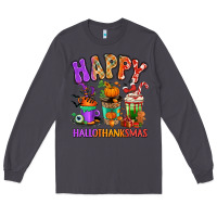 Smoke Happy Hallothanksmas coffee cups Long Sleeve Tee - RanaPortraitStore