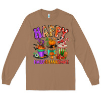 Toasted Coconut Happy Hallothanksmas coffee cups Long Sleeve Tee - RanaPortraitStore
