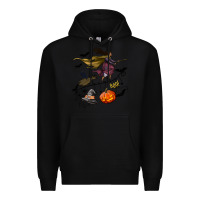 Black Witch Premium Hoodie - NancyCooperArtShop