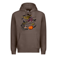 Coffee Witch Premium Hoodie - NancyCooperArtShop