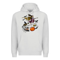 Dove Grey Witch Premium Hoodie - NancyCooperArtShop