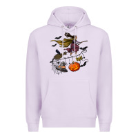 Lilac Witch Premium Hoodie - NancyCooperArtShop