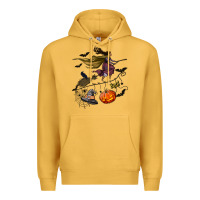 Mustard Witch Premium Hoodie - NancyCooperArtShop