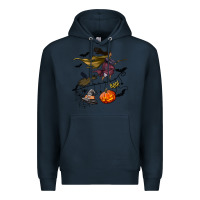 Navy Witch Premium Hoodie - NancyCooperArtShop