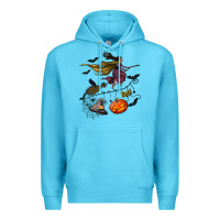 Ocean Blue Witch Premium Hoodie - NancyCooperArtShop
