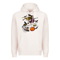 Pale Pink Witch Premium Hoodie - NancyCooperArtShop
