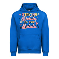 Cobalt staying delulu is the solulu Urban Hoodie - MaliasSmallBusiness