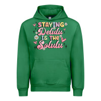 Emerald staying delulu is the solulu Urban Hoodie - MaliasSmallBusiness
