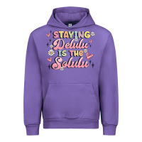 Tulip staying delulu is the solulu Urban Hoodie - MaliasSmallBusiness