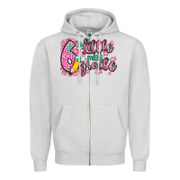 Dove Grey little miss 6th grade Zipper Hoodie - Zillion Design Studio
