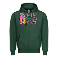 Sports Green little miss 6th grade Zipper Hoodie - Zillion Design Studio