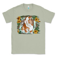 Matcha Bunny With Flower Leopard Classic Tee - RanaPortraitStore