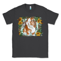 Smoke Bunny With Flower Leopard Classic Tee - RanaPortraitStore