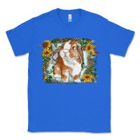 True Royal Bunny With Flower Leopard Classic Tee - RanaPortraitStore
