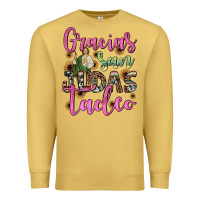 Antique Gold gracias san judas tadeo Premium Sweatshirt - JahusDesignShop