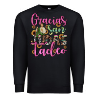 Black gracias san judas tadeo Premium Sweatshirt - JahusDesignShop