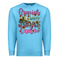 Ocean Blue gracias san judas tadeo Premium Sweatshirt - JahusDesignShop