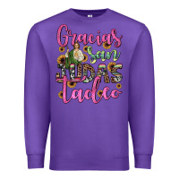 Purple gracias san judas tadeo Premium Sweatshirt - JahusDesignShop
