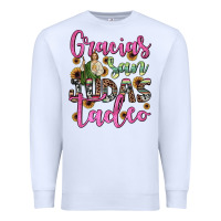 White gracias san judas tadeo Premium Sweatshirt - JahusDesignShop