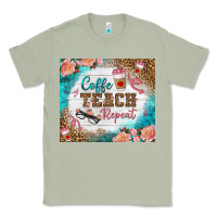 Matcha coffee teach repeat tumbler Classic Tee - BundleAndBundleShop