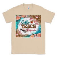 Mushroom coffee teach repeat tumbler Classic Tee - BundleAndBundleShop
