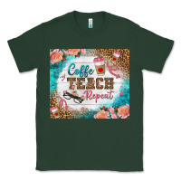 Sports Green coffee teach repeat tumbler Classic Tee - BundleAndBundleShop