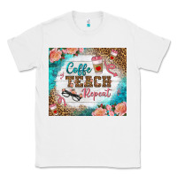 White coffee teach repeat tumbler Classic Tee - BundleAndBundleShop