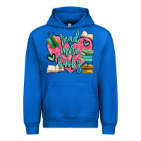 Cobalt read more books Urban Hoodie - MaliasSmallBusiness