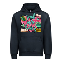 Navy read more books Urban Hoodie - MaliasSmallBusiness