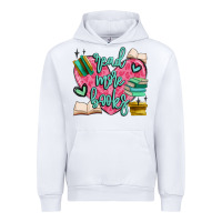 White read more books Urban Hoodie - MaliasSmallBusiness