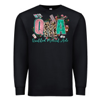 Black qma qualified medical aide Premium Sweatshirt - AdoDesignShop