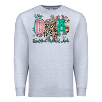 Heather Grey qma qualified medical aide Premium Sweatshirt - AdoDesignShop