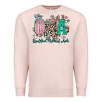 Pale Pink qma qualified medical aide Premium Sweatshirt - AdoDesignShop