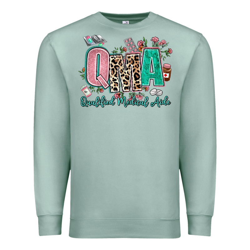 Qma Qualified Medical Aide Premium Sweatshirt by AdoDesignShop | Teevron