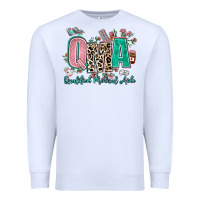 White qma qualified medical aide Premium Sweatshirt - AdoDesignShop