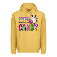 Antique Gold Witch better have my candy Premium Hoodie - NancyCooperArtShop