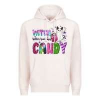 Pale Pink Witch better have my candy Premium Hoodie - NancyCooperArtShop