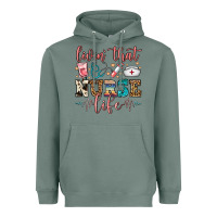 Sage livin' that nurse life Heavyweight Hoodie - FaDigitalArtStudio
