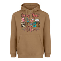 Toasted Coconut livin' that nurse life Heavyweight Hoodie - FaDigitalArtStudio