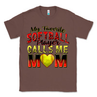 Chestnut my favorite softball player calls me mom Classic Tee - Zillion Design Studio