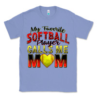 Colony Blue my favorite softball player calls me mom Classic Tee - Zillion Design Studio