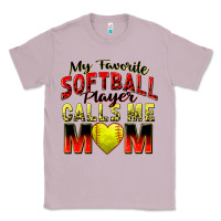 Lilac my favorite softball player calls me mom Classic Tee - Zillion Design Studio